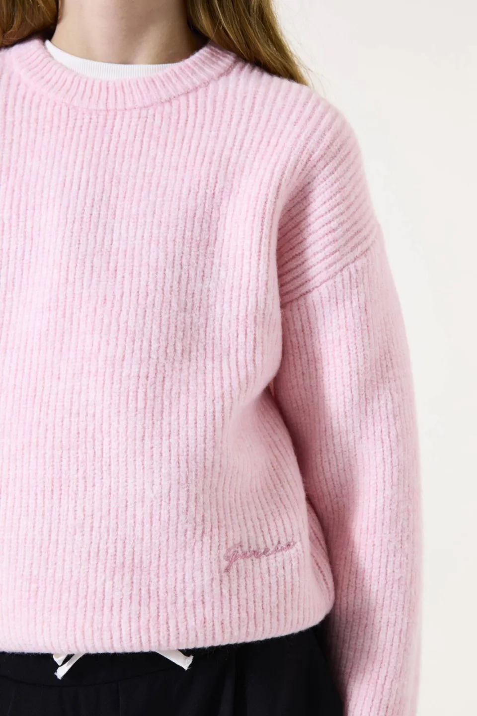 Garcia trui roze rib gebreid, foto 6