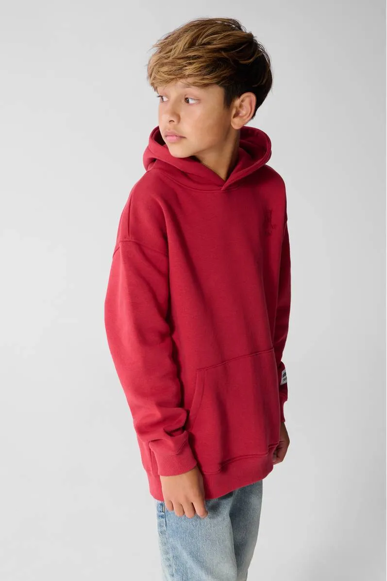 Shoeby hoodie met borduursels - rood, foto 7