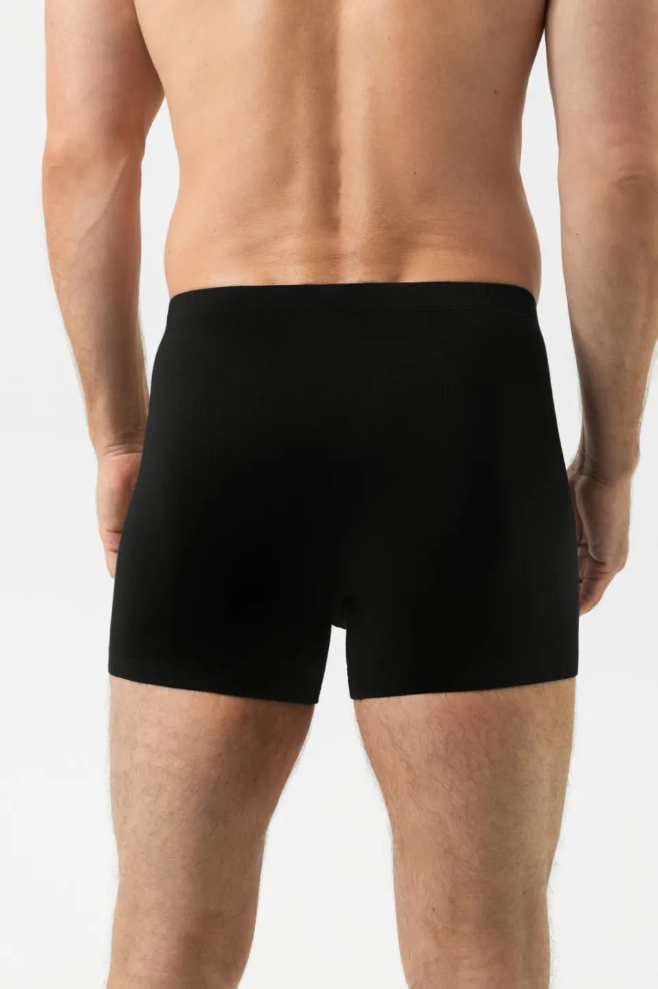 Mey Iconic Modal trunk shorty boxershort zwart, foto 3