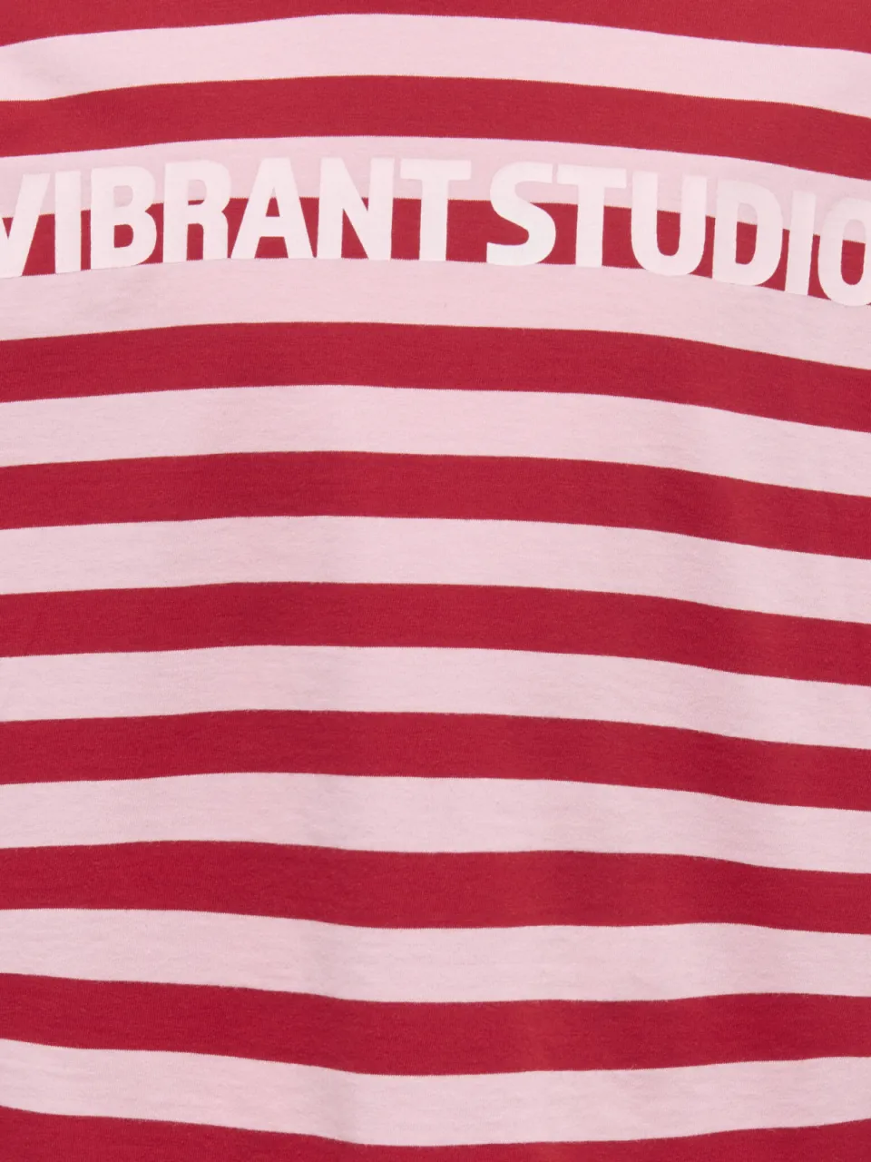 Only gestreepte longsleeve rood, foto 4