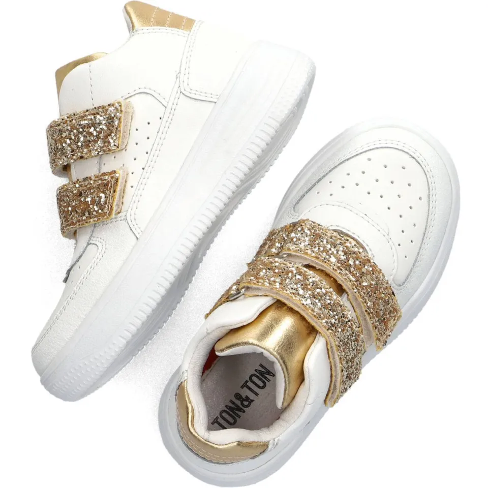 Ton & Ton Sneakers Helge Wit, foto 4