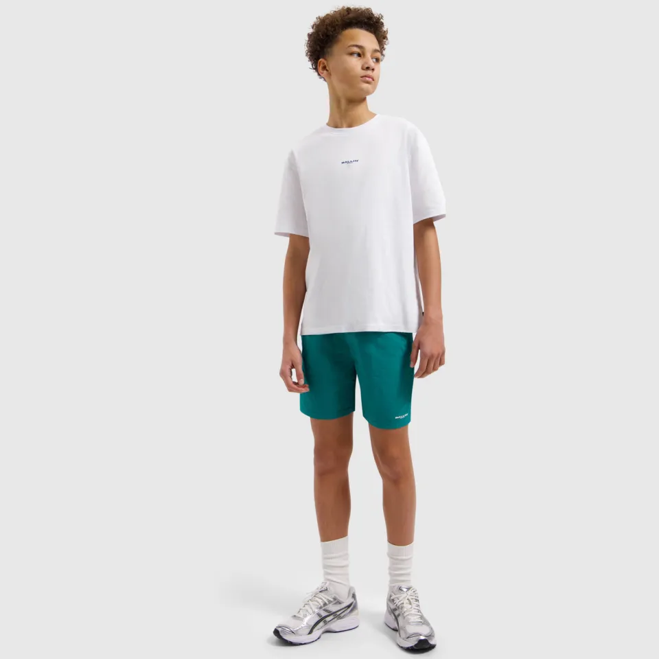 Ballin polyester zwemshort met logo groen