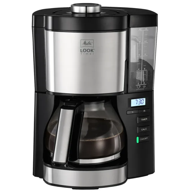 Melitta Look Timer koffiezetapparaat zwart