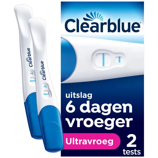 Clearblue zwangerschapstest ultravroeg 2 stuks
