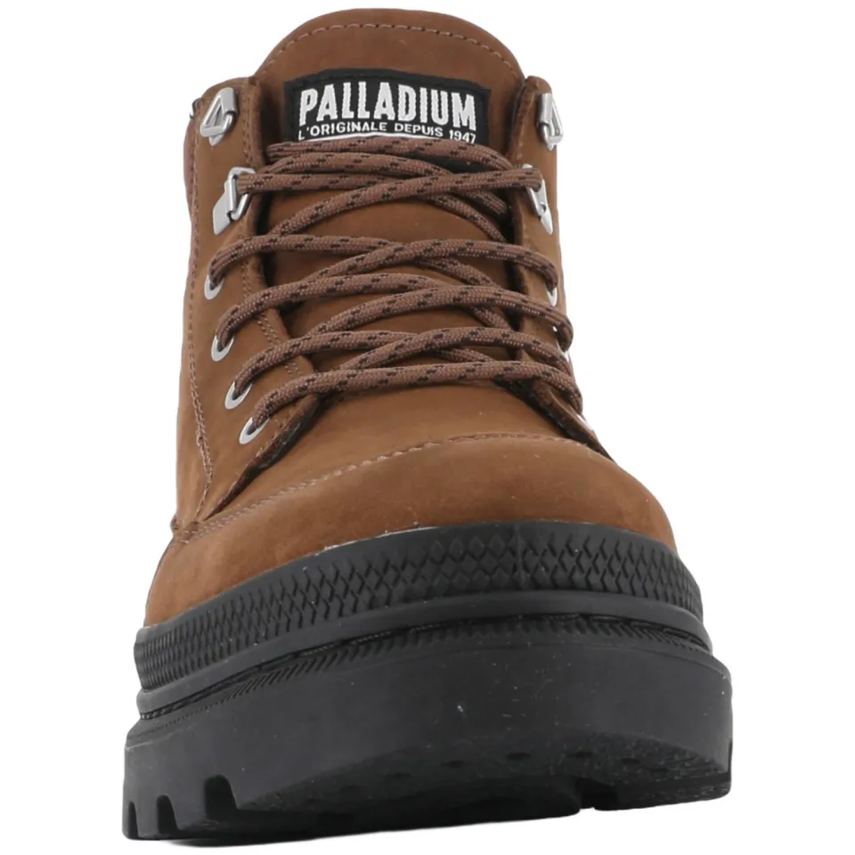 Palladium Pallatrooper Cuff WP+ leren veterboots met profielzool - cognac, foto 2