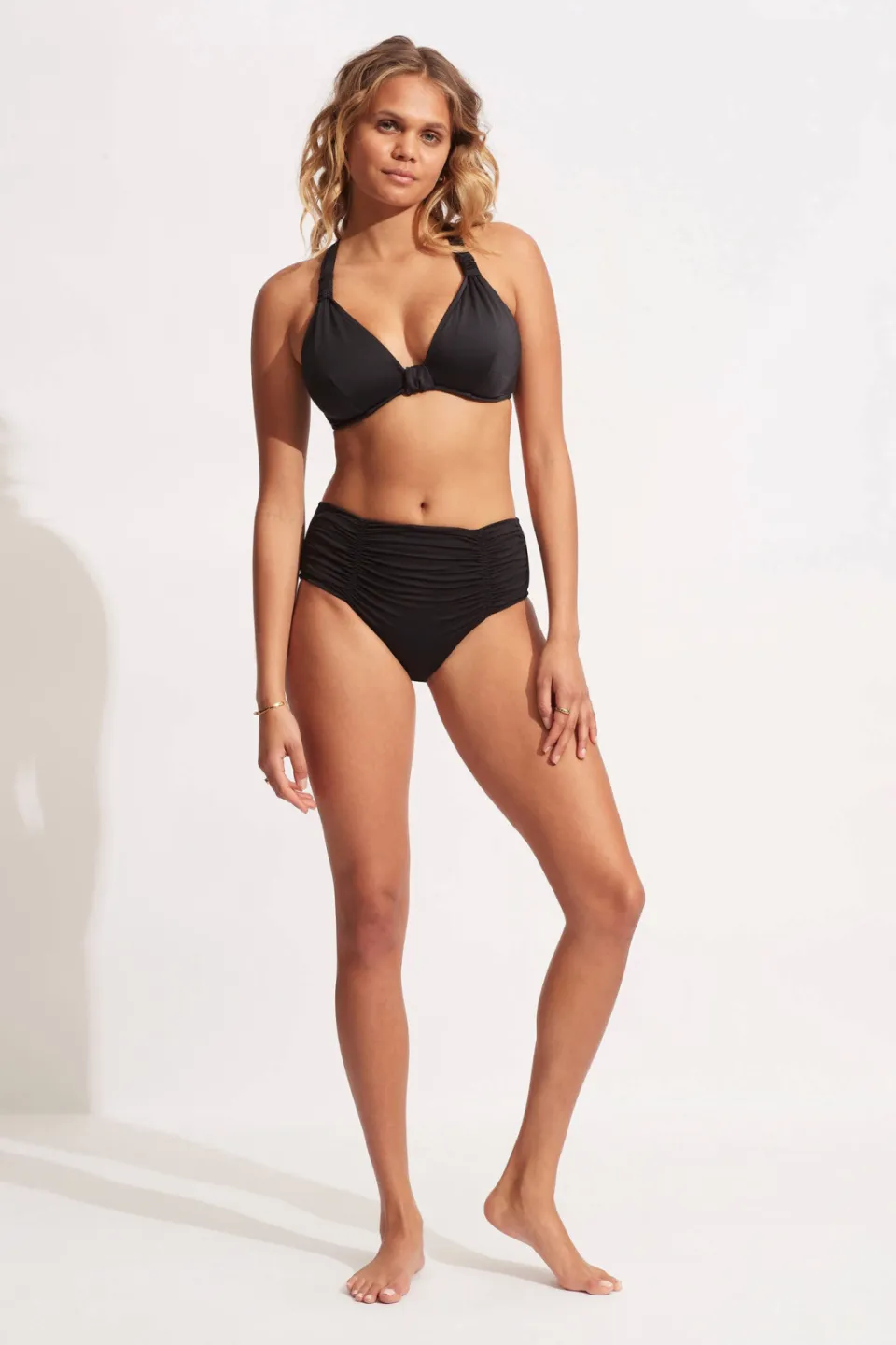 Seafolly Collective high waist bikinibroekje zwart, foto 5