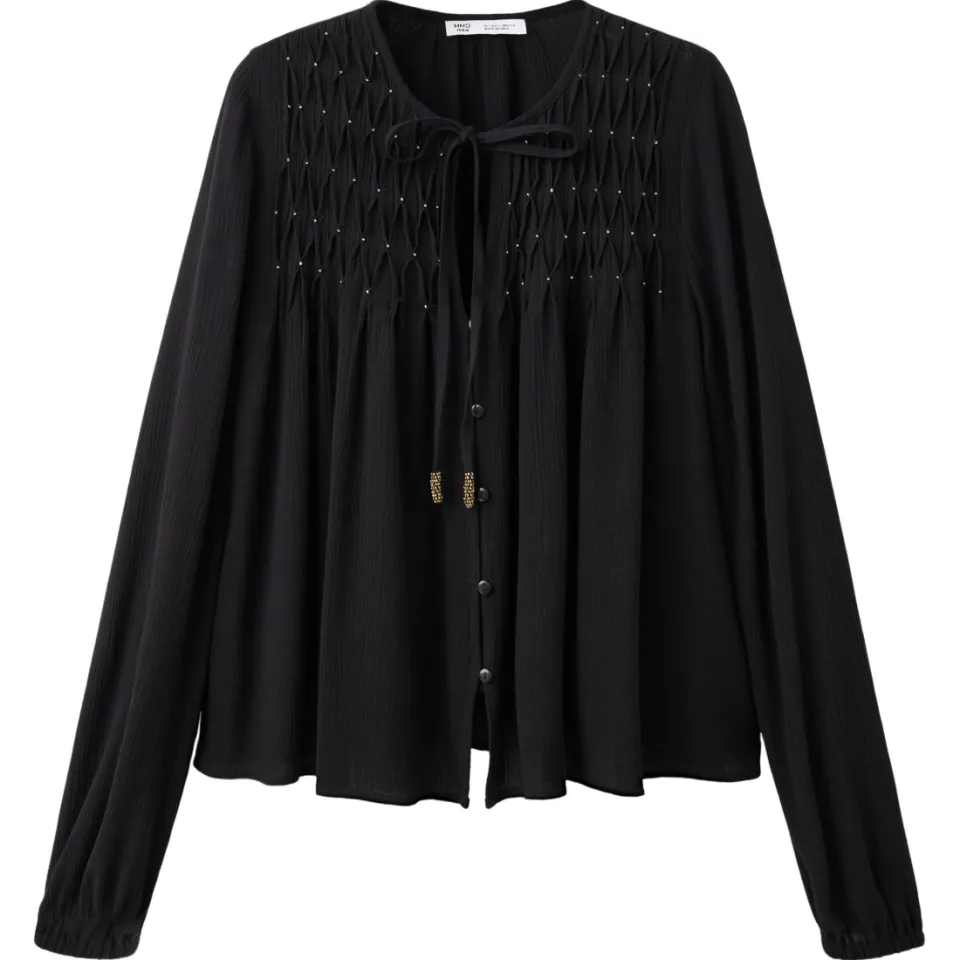 Mango blouse zwart, foto 2