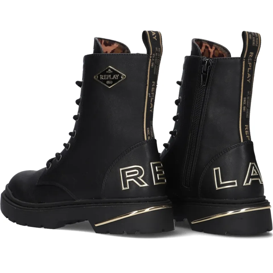 Replay Meisjes Boots Joplin 15 - Zwart, foto 4