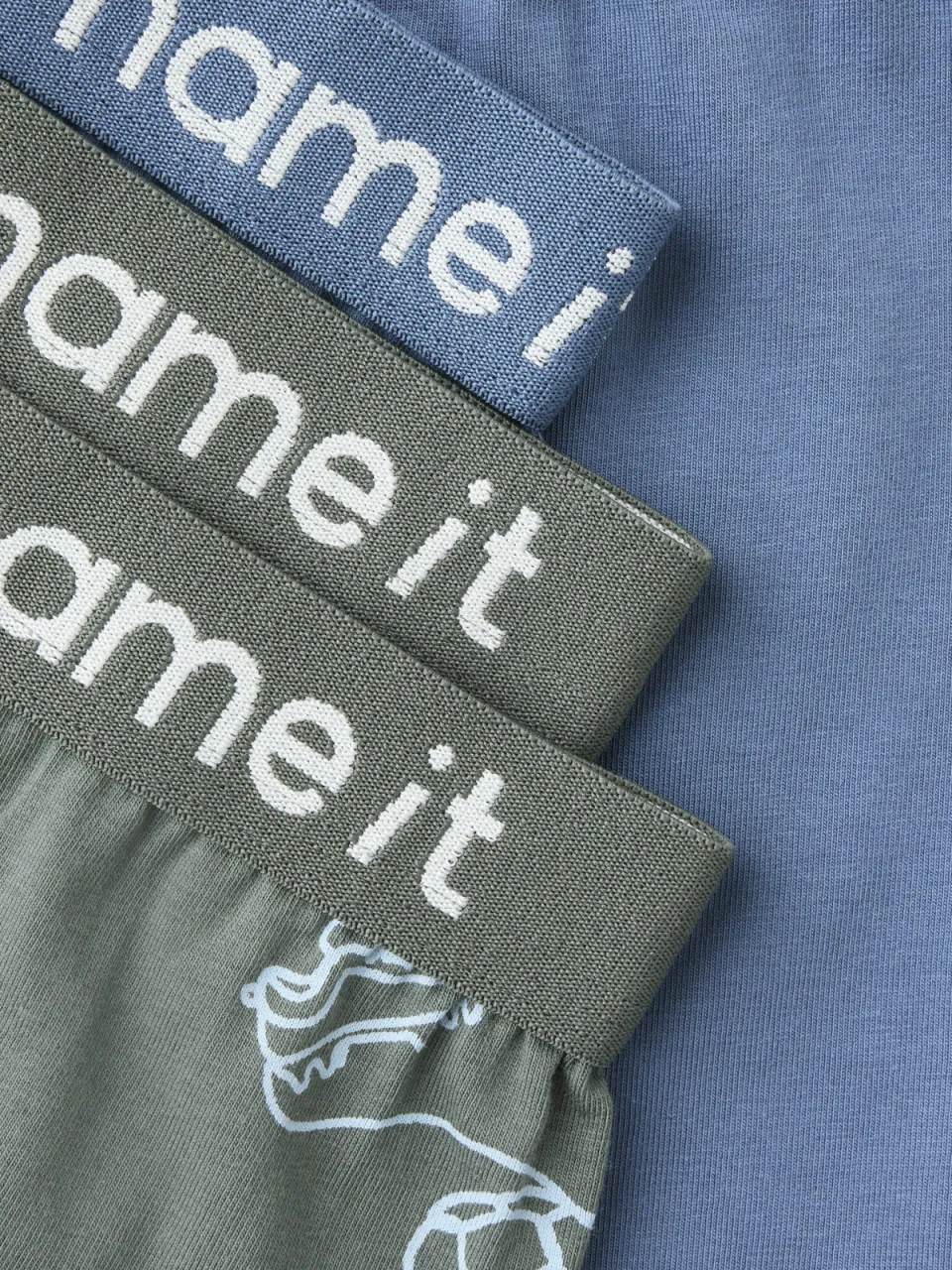 NAME IT boxershorts met print set van 3 grijsgroen, foto 6