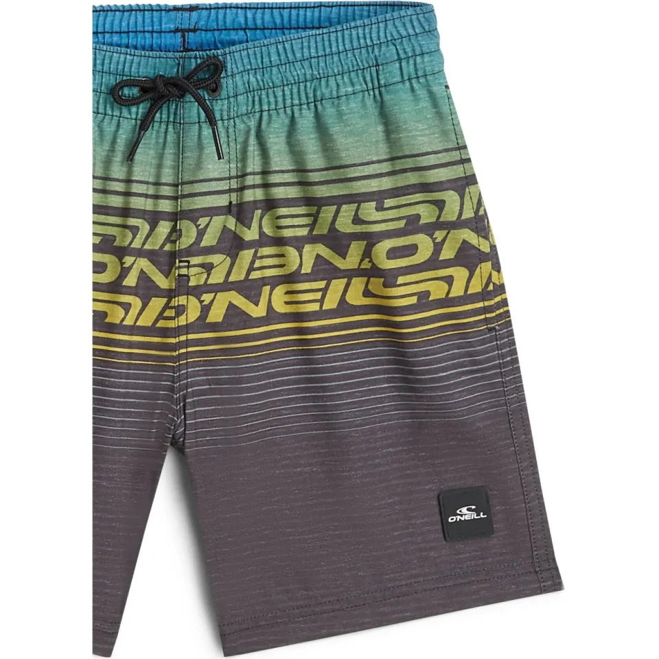 O'Neill zwemshort Logo Stripe bruin/turquoise, foto 3