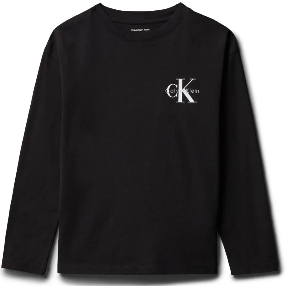 Calvin Klein longsleeve met logo zwart, foto 2