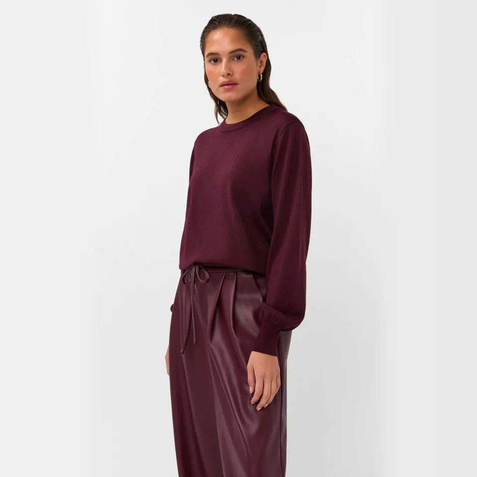 AMAYA Amsterdam trui met glitters - donkerrood