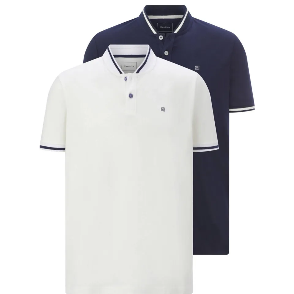 Babista regular fit polo +FIT Collectie Plus Size - donkerblauw (set van 2), foto 3