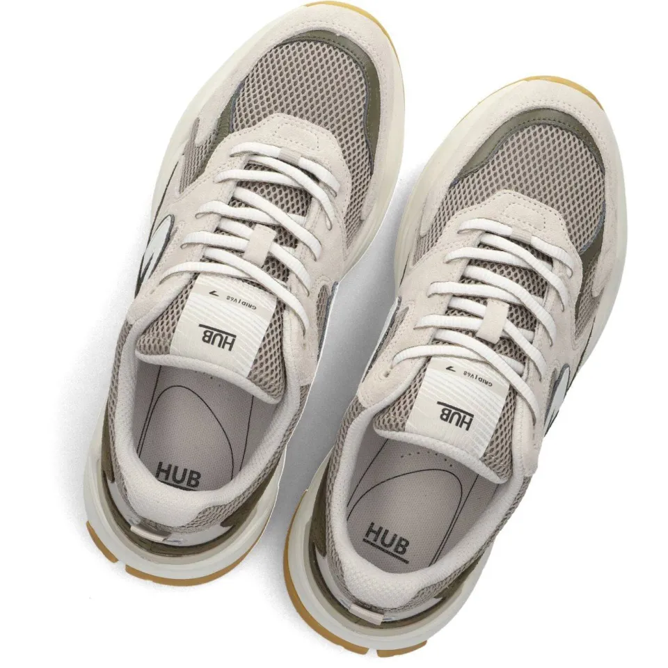 Hub Sneakers Grid Beige, foto 4
