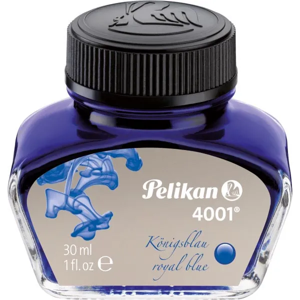 Vulpeninkt pelikan 4001 30ml blauw/zwart, foto 2