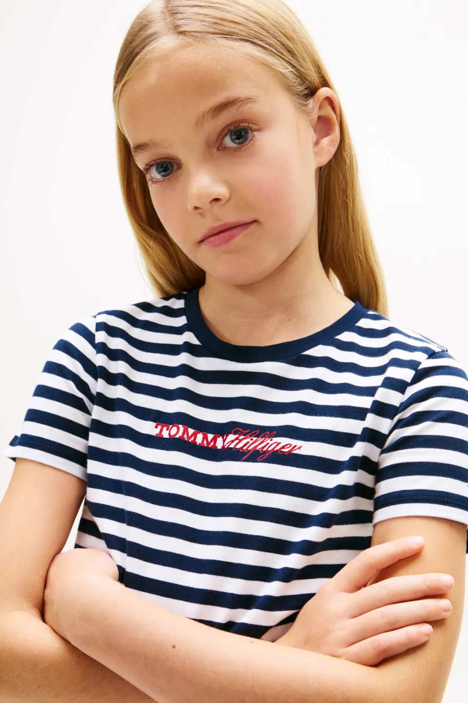 Tommy Hilfiger T-shirt + sweatshort donkerblauw/wit, foto 6