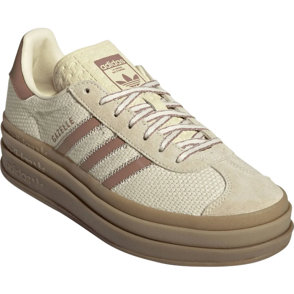 Adidas Originals Gazelle Bold suède sneakers - ecru/roze, foto 2