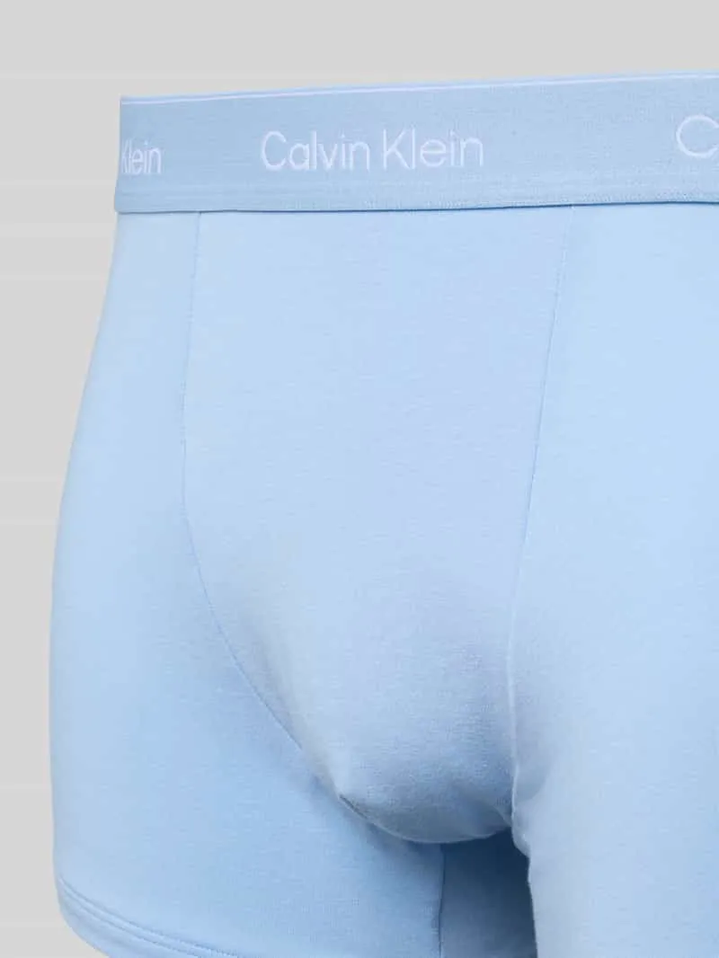 Calvin Klein Relaxed Cotton Stretch trunk boxershort blauw, foto 4