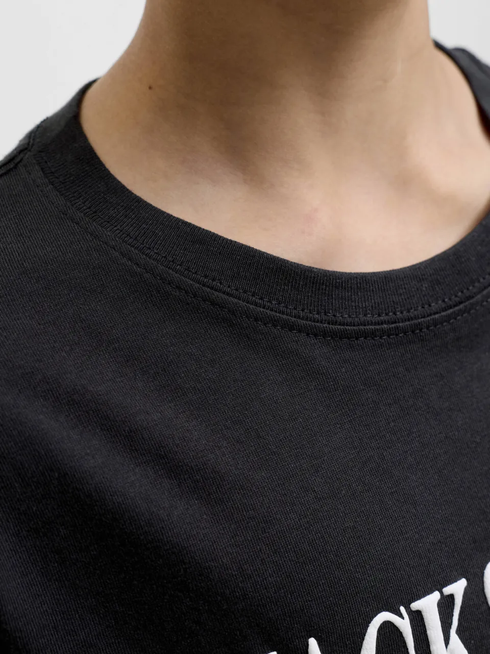 Jack & Jones longsleeve met logoprint zwart, foto 6