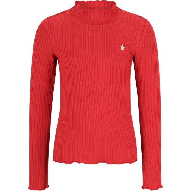 Like Flo getailleerde longsleeve rood, foto 2