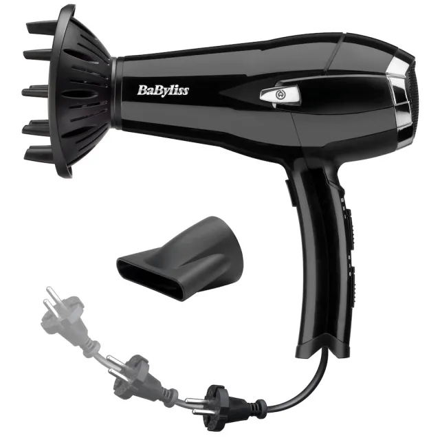 Babyliss D374DE Haardroger Zwart