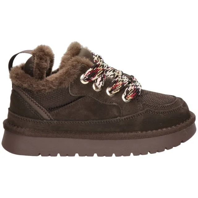 Nelson Kids suède sneakers - bruin