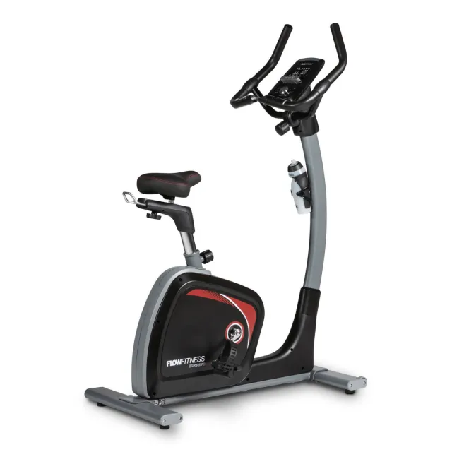 Flow Fitness Turner DHT2500i hometrainer zwart Zwart/rood