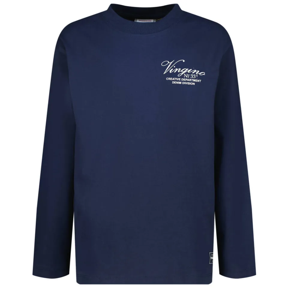 Vingino longsleeve met logo donkerblauw, foto 2