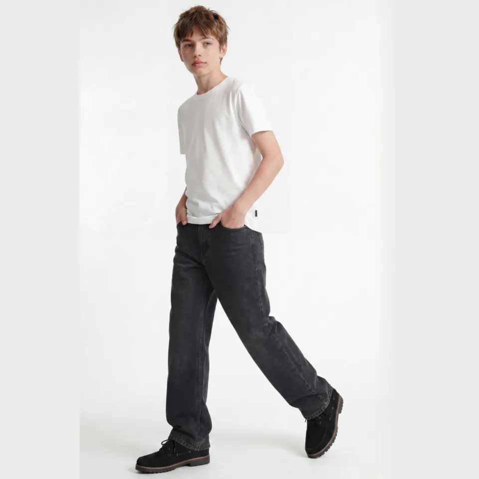 Jack & Jones JUNIOR baggy loose fit jeans - black denim, foto 5