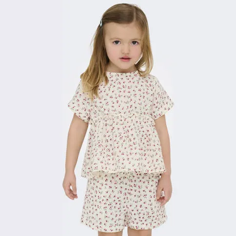 KIDS ONLY MINI blousetop ecru met bloemenprint, foto 2
