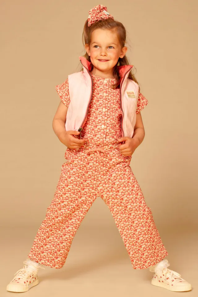 Stains&Stories jumpsuit roze Roze/beige