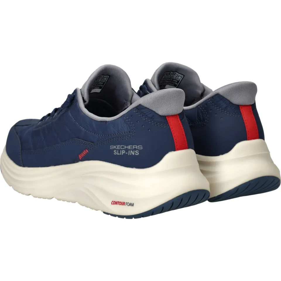 Skechers Contour Foam Cozy Fit lage sneakers blauw, foto 5