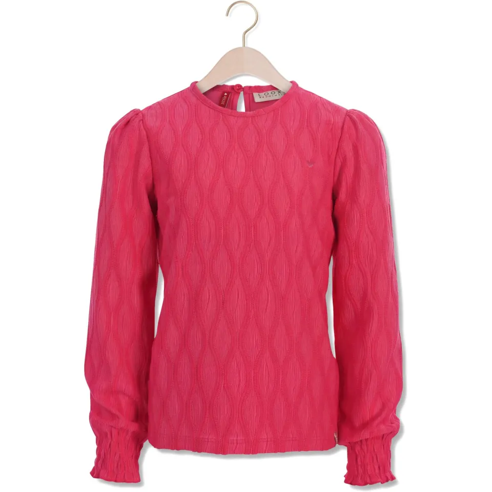 LOOXS little kanten longsleeve roze, foto 2
