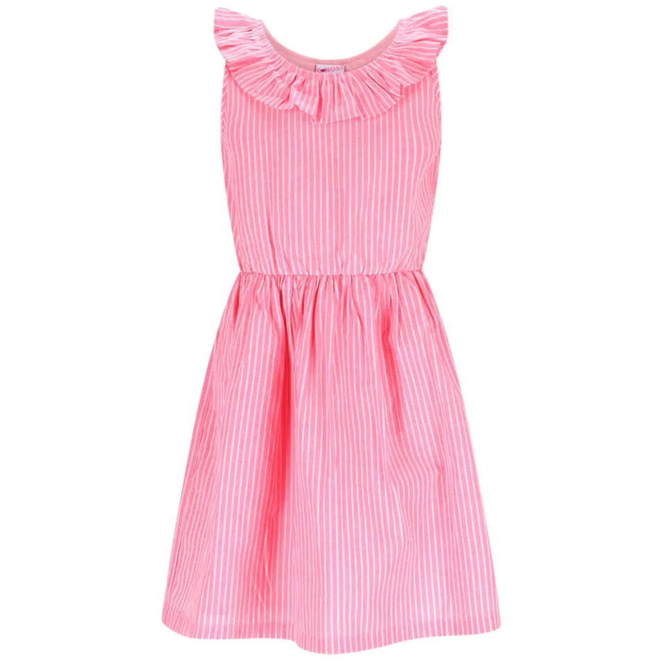 B.Nosy gestreepte midijurk roze, foto 2