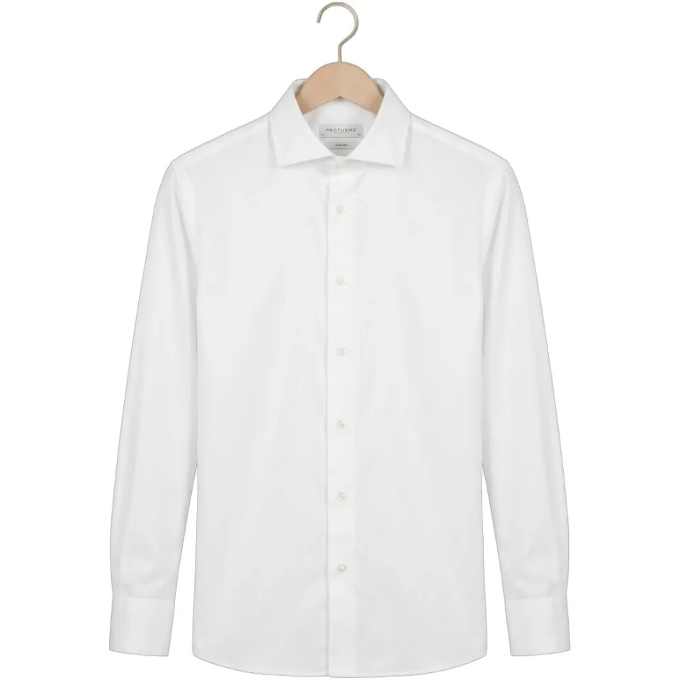Profuomo Slim Fit overhemd wit, foto 2