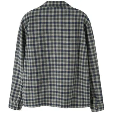 LMTD geruit overshirt - donkerblauw, foto 3