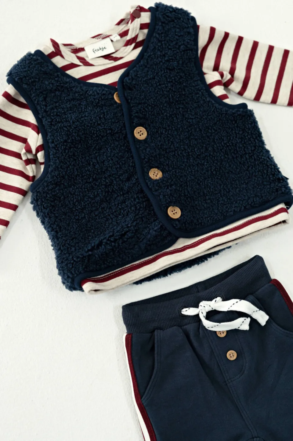 Feetje teddy gilet Built for Fun - marineblauw, foto 6