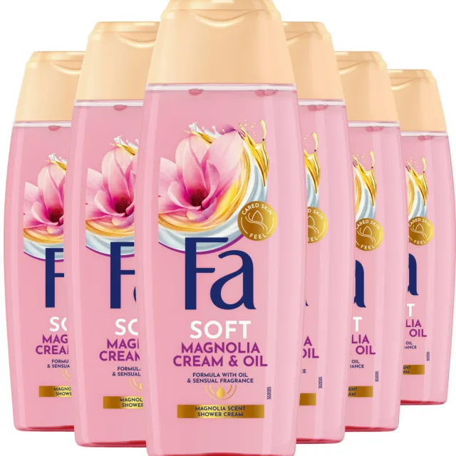 Fa Cream & Oil Magnolia douchegel 6 x 250 ml