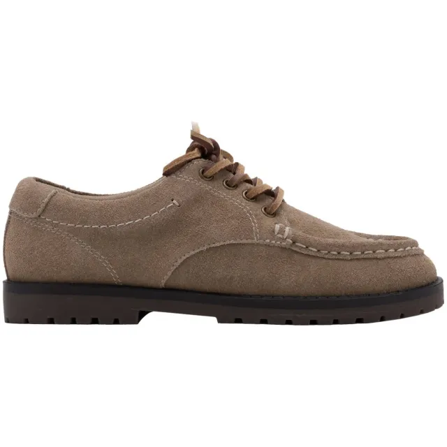 Mango Kids suède veterschoenen - taupe