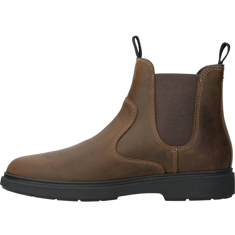 Boss Orange leren chelsea boots - bruin, foto 4