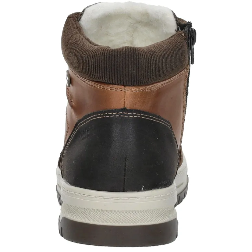 Rieker hoge veterschoen cognac, foto 5