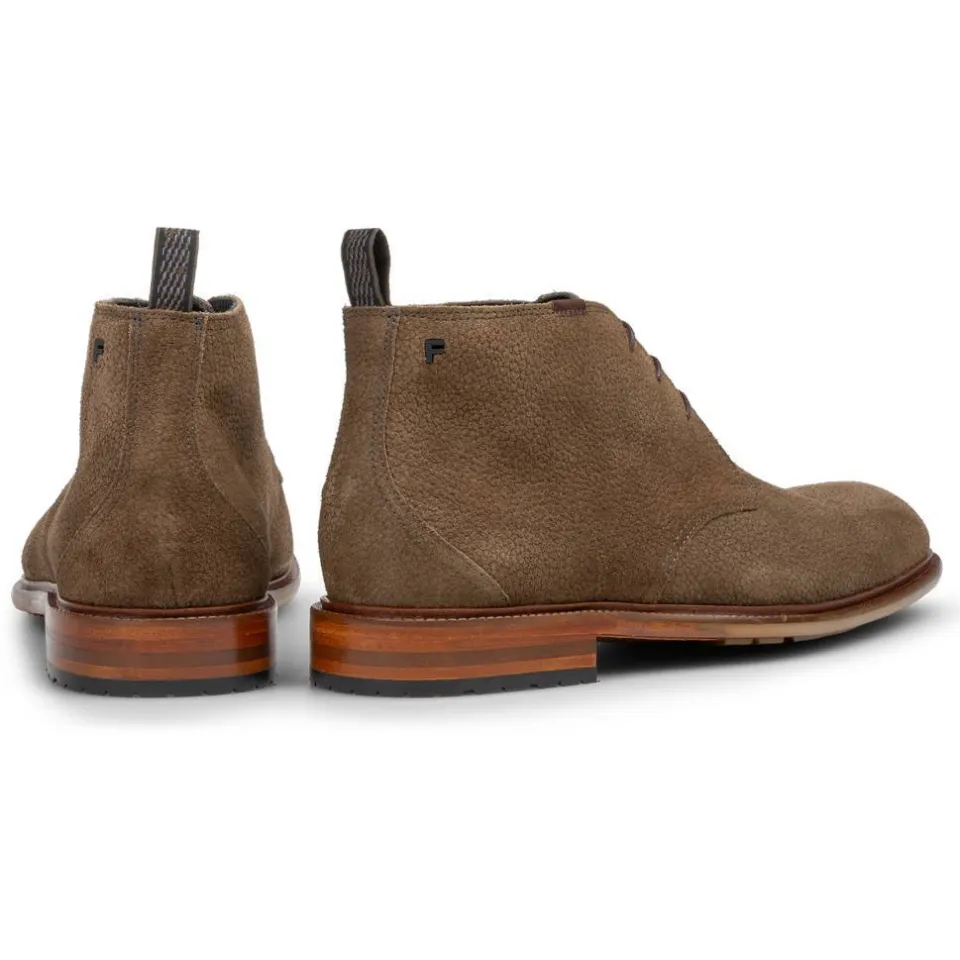 Floris Van Bommel De Normer 01.16 suède enkelboots bruin, foto 2