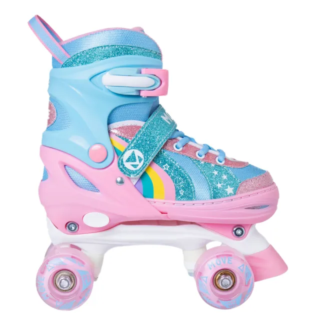 Move rolschaats Rainbow verstelbaar M 34-37 Multi