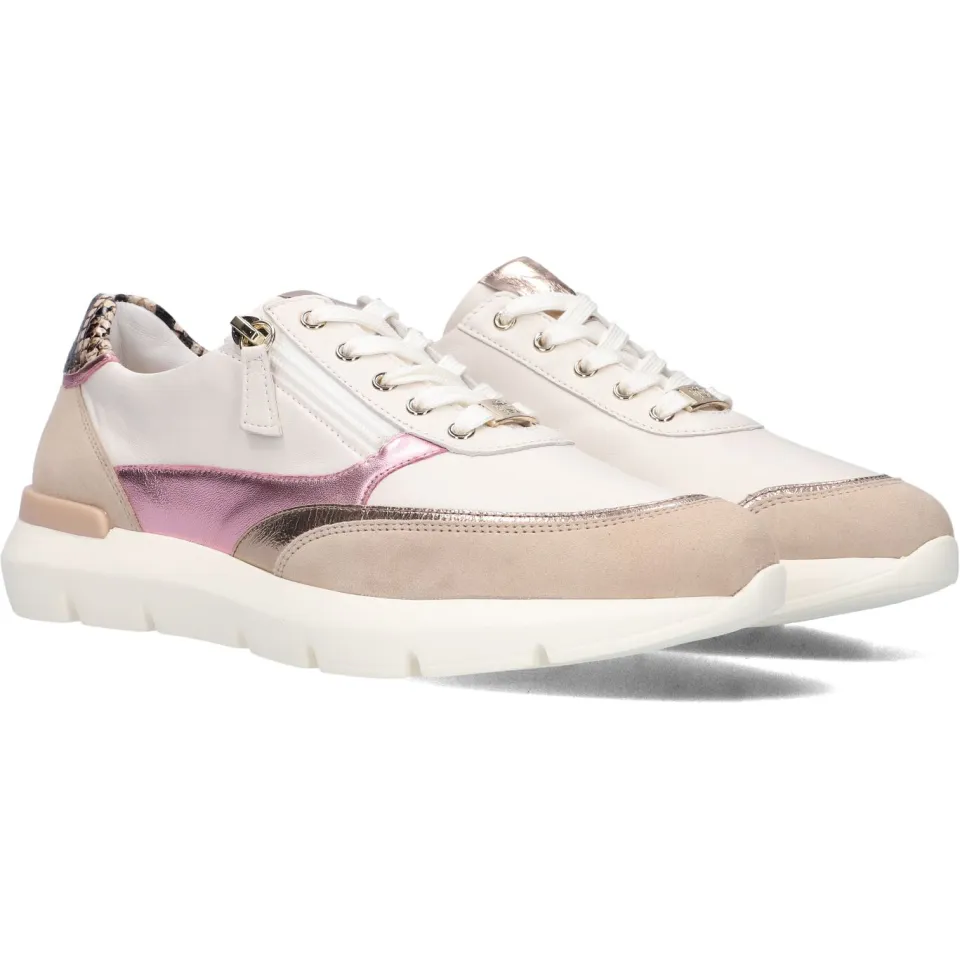 Hassia Bordeaux sneaker wit, foto 2
