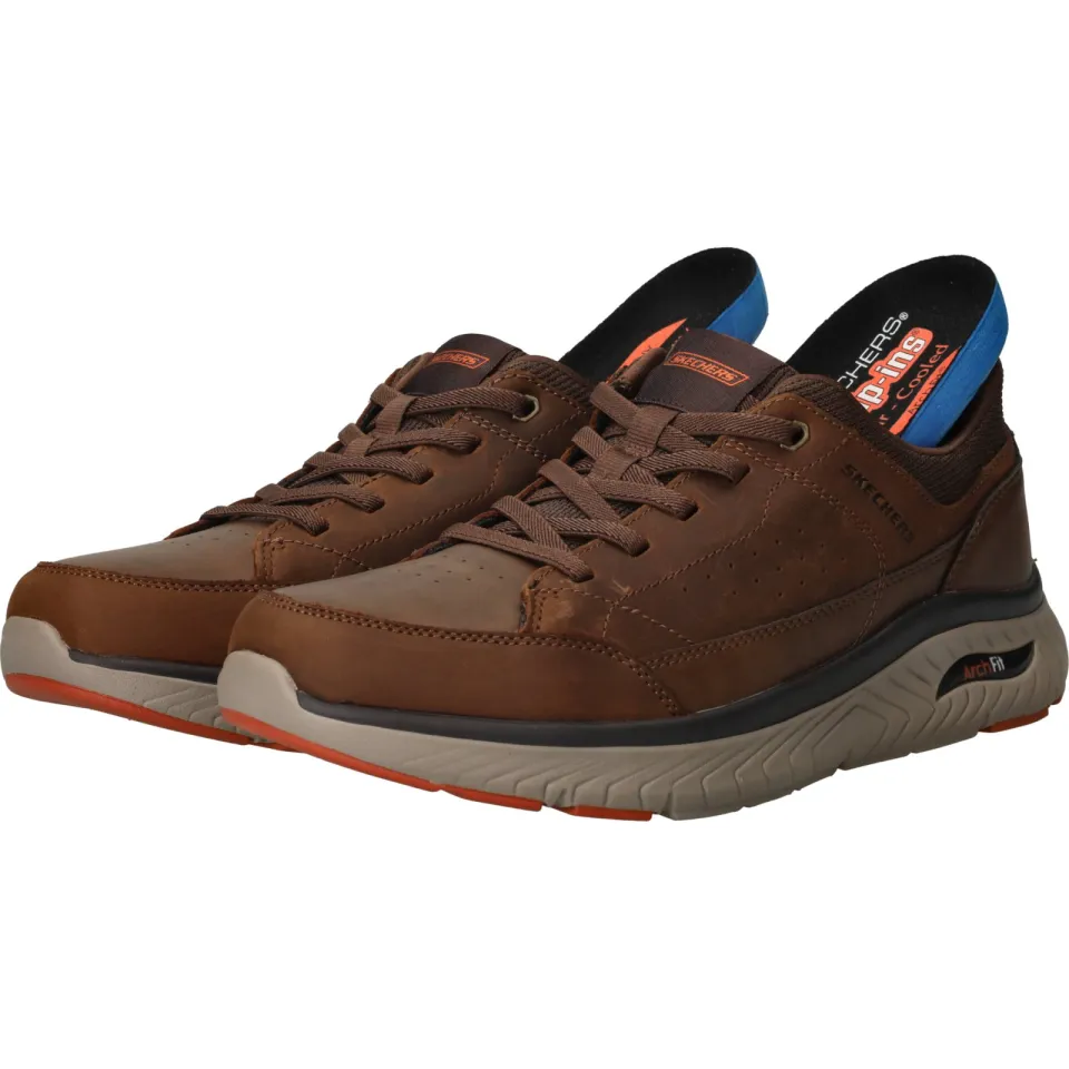 Skechers Arch Fit Crosser Felix sneakers cognac, foto 6