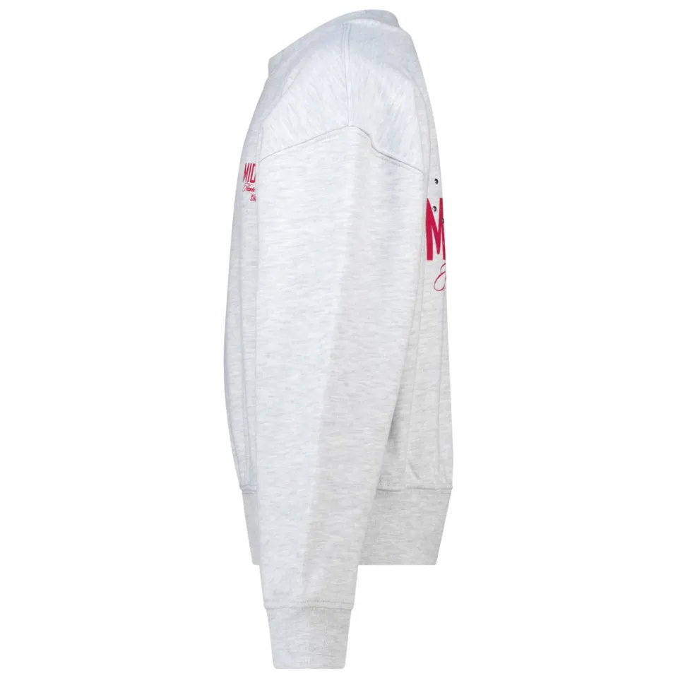 America Today sweater met studs en backprint - grijs, foto 3