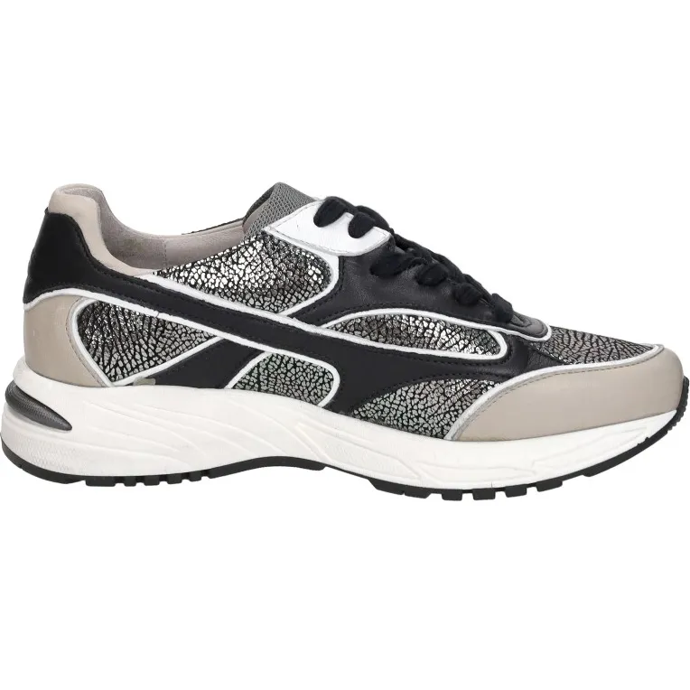 Aqa sneakers laag zwart Taupe