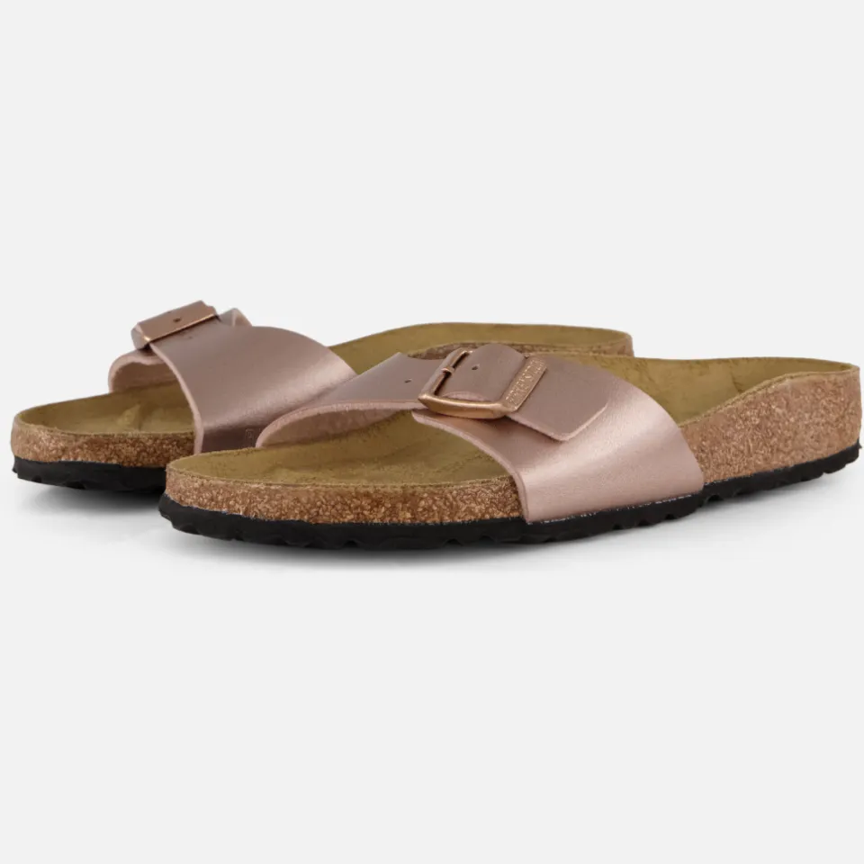 Birkenstock Madrid BF slipper koper bruin/beige, foto 2