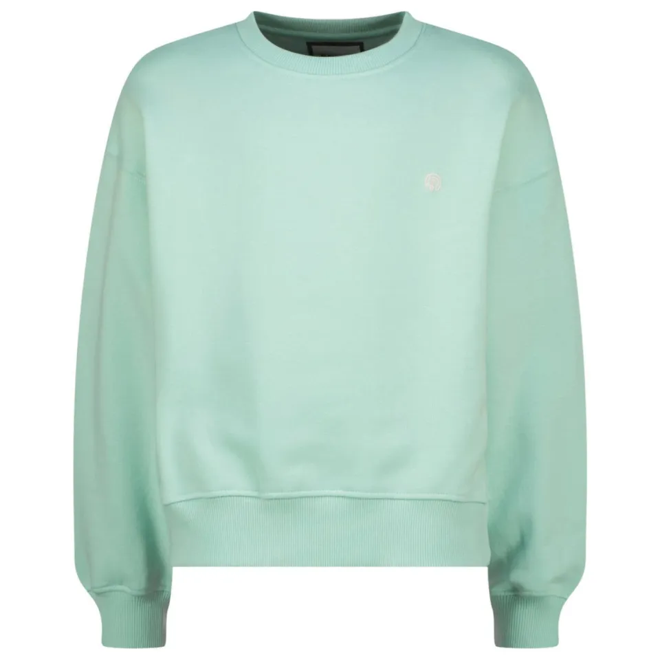 Raizzed sweater met print - mintgroen, foto 2