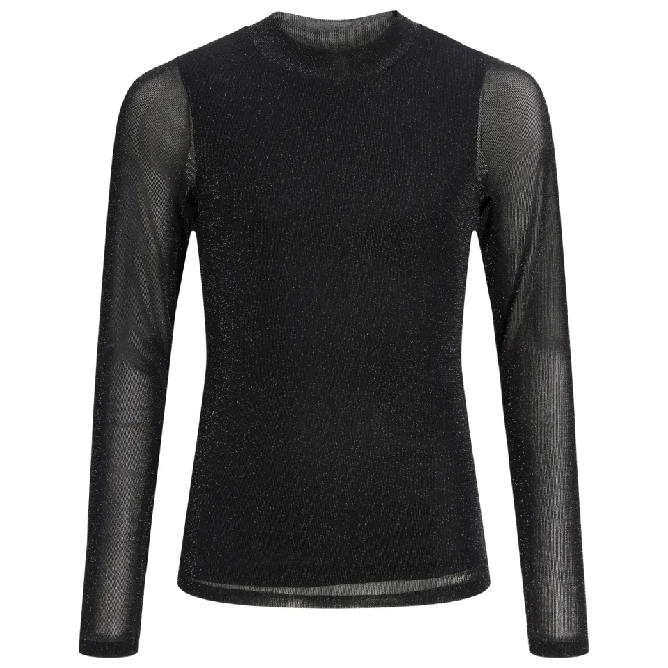 JJXX GIRL top met glitters zwart, foto 2